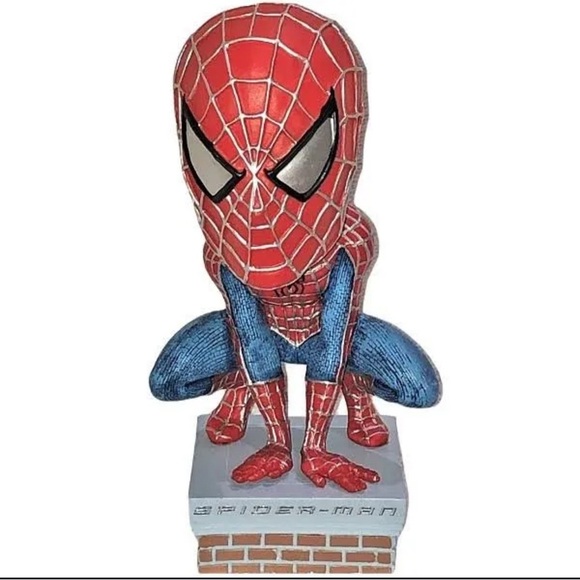 Neca Other - 2002 Neca Spiderman Head Knocker Bobble Head Vintage RARE HTF New in Box